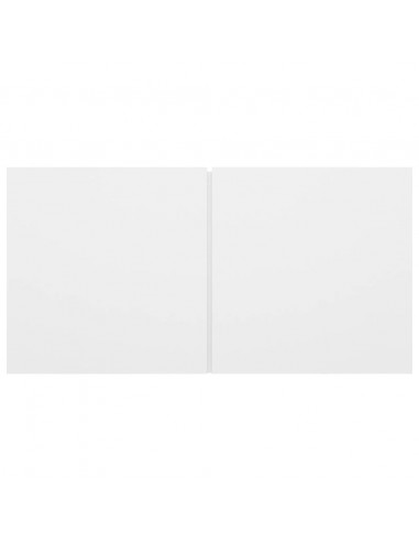 Set di Mobili Porta TV 7 pz Bianco in Legno Multistrato