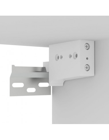 Set di Mobili Porta TV 7 pz Bianco in Legno Multistrato