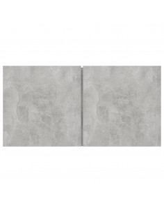 Set di Mobili Porta TV 6 pz Grigio Cemento in Legno Multistrato 2