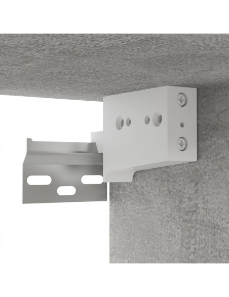 Set di Mobili Porta TV 6 pz Grigio Cemento in Legno Multistrato