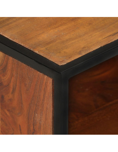 Mobile Porta TV 110x30x45 cm in Legno Massello di Acacia