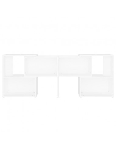 Mobile TV Bianco 104x30x52 cm inLegno Multistrato