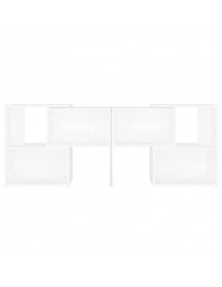 Mobile TV Bianco 104x30x52 cm inLegno Multistrato
