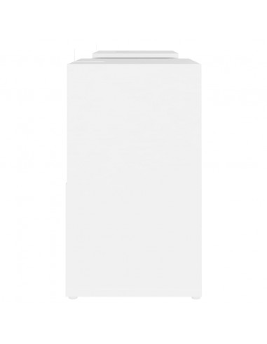 Mobile TV Bianco 104x30x52 cm inLegno Multistrato