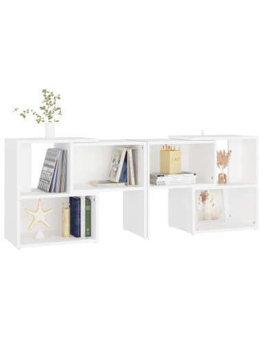 Mobile TV Bianco 104x30x52 cm inLegno Multistrato