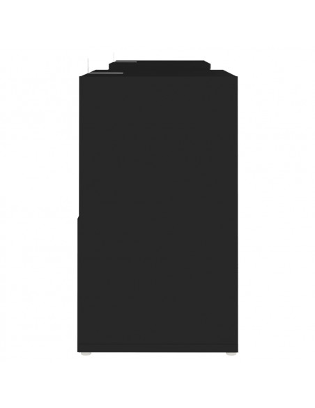 Mobile TV Nero 104x30x52 cm in Legno Multistrato