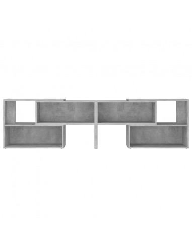Mobile Porta TV Grigio Cemento 149x30x52cm in Legno Multistrato