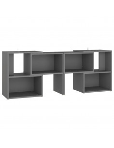 Mobile TV Grigio 104x30x52 cm in Legno Multistrato 2