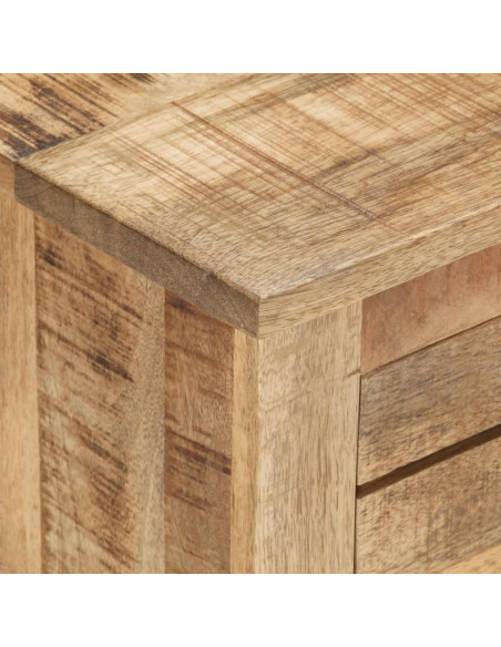 Mobile Porta TV 110x30x40 cm in Legno di Mango Grezzo