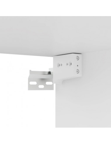 Set Mobili Porta TV 7 pz Bianco in Legno Multistrato