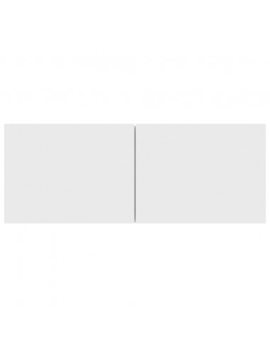 Mobili TV 3 pz Bianchi in Legno Multistrato