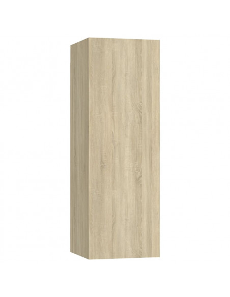 Set di Mobili Porta TV 8 pz Rovere Sonoma in Legno Multistrato