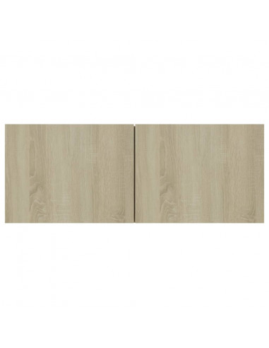 Mobili Porta TV 3 pz Rovere Sonoma in Legno Multistrato