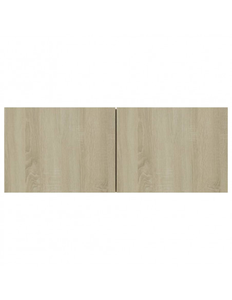 Mobili Porta TV 3 pz Rovere Sonoma in Legno Multistrato