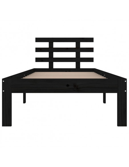 Giroletto Nero in Legno Massello 100x200 cm