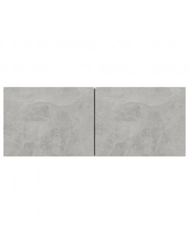 Mobili Porta TV 3 pz Grigio Cemento in Legno Multistrato