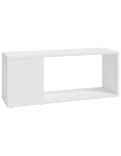 Mobile Porta TV Bianco 80x24x32 cm in Legno Multistrato 2