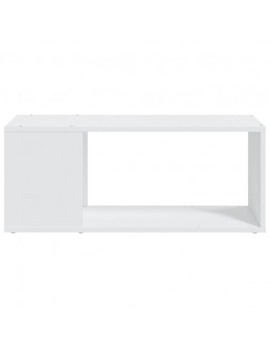 Mobile Porta TV Bianco 80x24x32 cm in Legno Multistrato