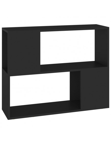 Mobile TV Nero 80x24x63 cm in Truciolato