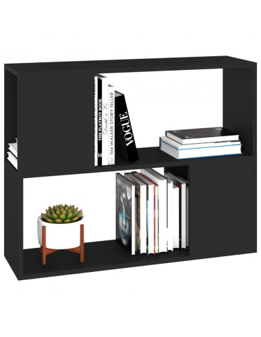 Mobile TV Nero 80x24x63 cm in Truciolato