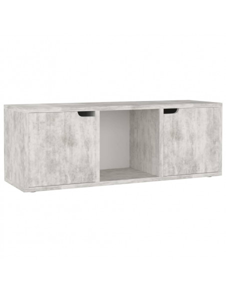 Mobile Porta TV Cemento 88,5x27,5x30,5 cm in Legno Multistrato