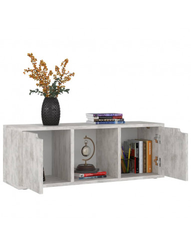 Mobile Porta TV Cemento 88,5x27,5x30,5 cm in Legno Multistrato