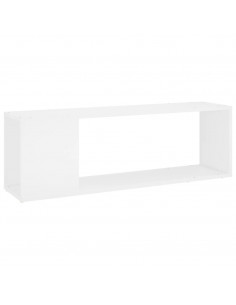 Mobile Porta TV Bianco 100x24x32 cm in Legno Multistrato 2