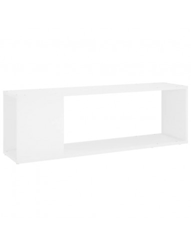Mobile Porta TV Bianco 100x24x32 cm in Legno Multistrato