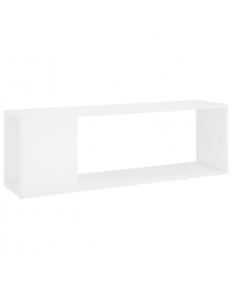 Mobile Porta TV Bianco 100x24x32 cm in Legno Multistrato
