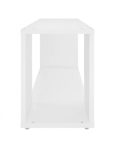 Mobile Porta TV Bianco 100x24x32 cm in Legno Multistrato