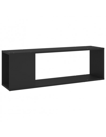 Mobile TV Nero 100x24x32 cm in Truciolato