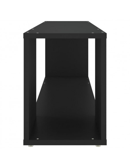 Mobile TV Nero 100x24x32 cm in Truciolato