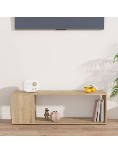 Mobile Porta TV Rovere Sonoma 100x24x32 cm in Truciolato