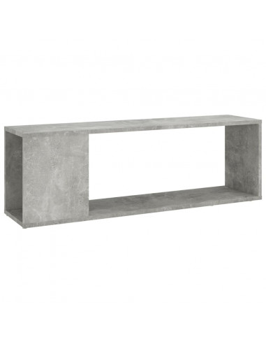 Mobile TV Grigio Cemento 100x24x32 cm in Truciolato