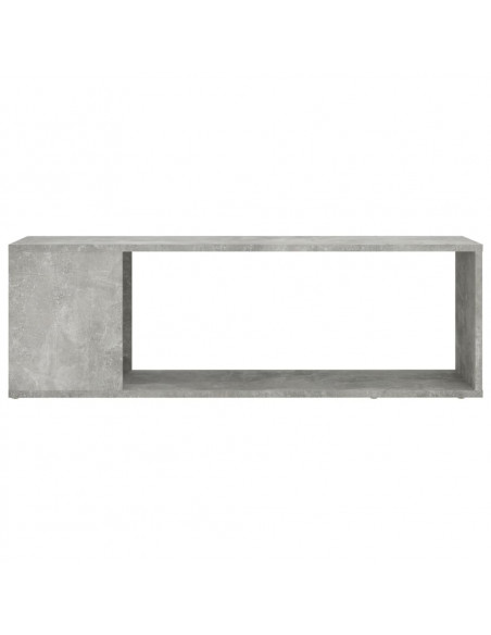 Mobile TV Grigio Cemento 100x24x32 cm in Truciolato