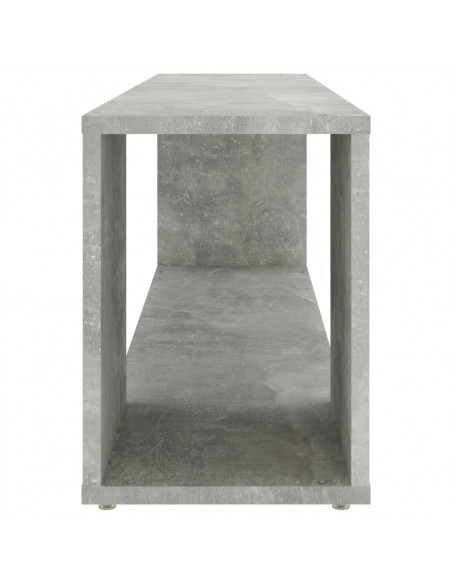 Mobile TV Grigio Cemento 100x24x32 cm in Truciolato