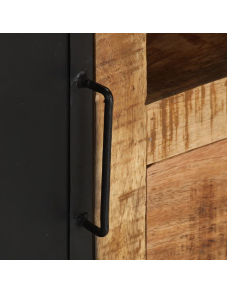 Mobile Porta TV 110x31x46 cm in Legno di Mango Grezzo
