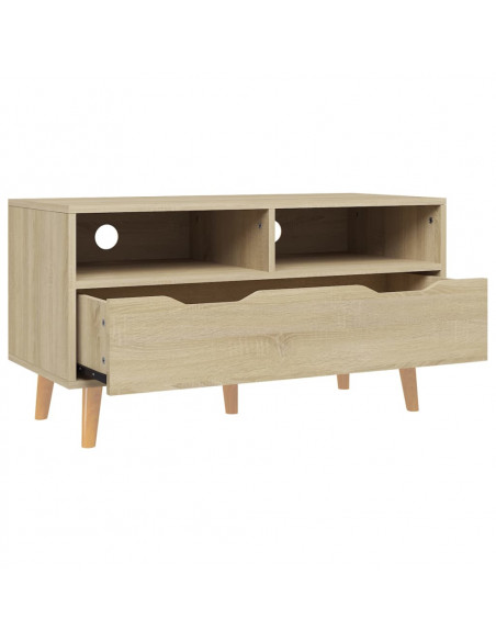 Mobile Porta TV Rovere Sonoma 90x40x48,5 cm Legno Multistrato
