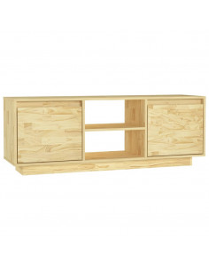 Mobile Porta TV 110x30x40 cm in Legno Massello di Pino 2