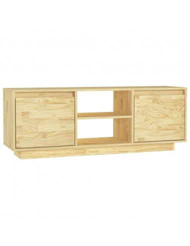 Mobile Porta TV 110x30x40 cm in Legno Massello di Pino