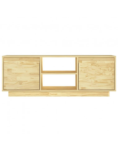 Mobile Porta TV 110x30x40 cm in Legno Massello di Pino