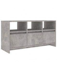 Mobile Porta TV Grigio Cemento 102x37,5x52,5 cm in Truciolato 2