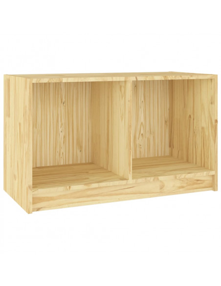 Mobile Porta TV 70x33x42 cm in Legno Massello di Pino