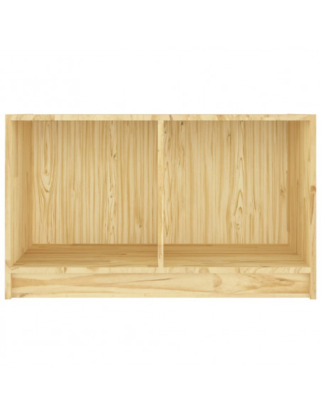 Mobile Porta TV 70x33x42 cm in Legno Massello di Pino