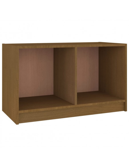Mobile Porta TV Marrone Miele 70x33x42 cm in Legno di Pino