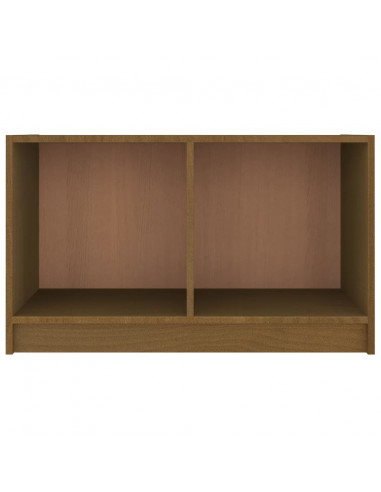 Mobile Porta TV Marrone Miele 70x33x42 cm in Legno di Pino