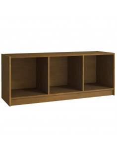 Mobile Porta TV Marrone Miele 104x33x41 cm in Legno di Pino 2