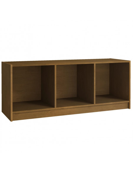 Mobile Porta TV Marrone Miele 104x33x41 cm in Legno di Pino