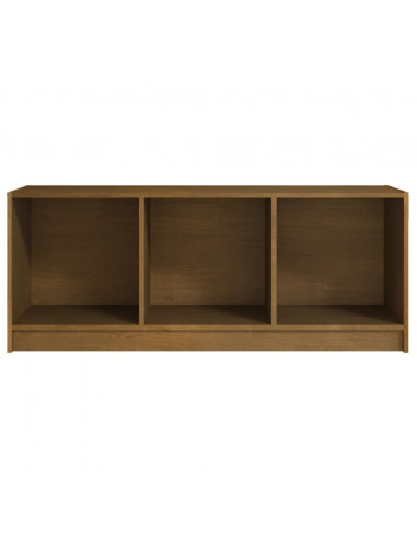 Mobile Porta TV Marrone Miele 104x33x41 cm in Legno di Pino