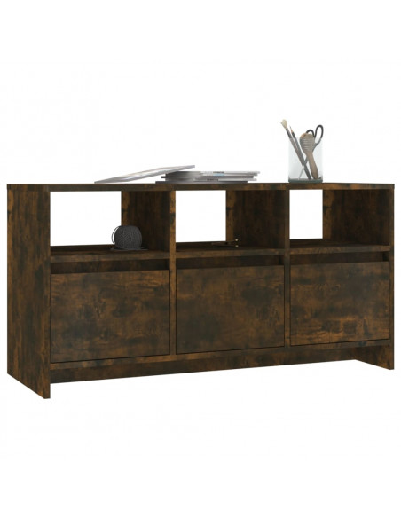 Mobile Porta TV Rovere Fumo 102x37,5x52,5 cm in Truciolato